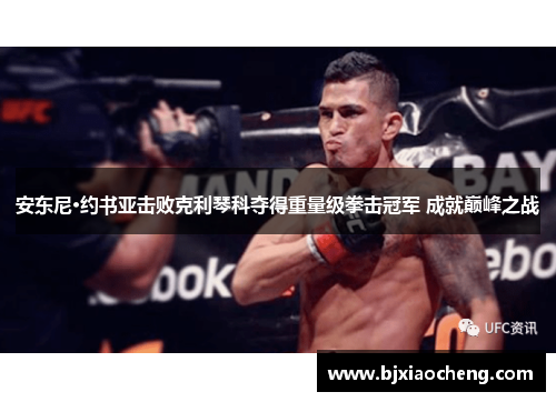 安东尼·约书亚击败克利琴科夺得重量级拳击冠军 成就巅峰之战